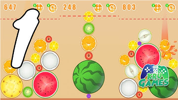 Fruit Crush - Merge Watermelon Gameplay Walkthrough #1 (Android, IOS)