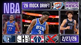 The TOP 3 Is SHIFTING! | Latest NBA Mock Draft 2026