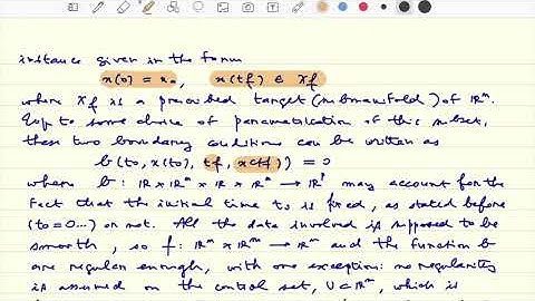 Online Course # 1 - "Optimal Control of ODE