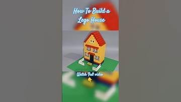 lego House | Building Blocks House | Satisfying Diy #lego #house #shortvideo #shorts #easy #diy