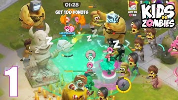 Kids vs Zombies: Donuts Brawl (Early Access) | Part 1 | Android/iOS