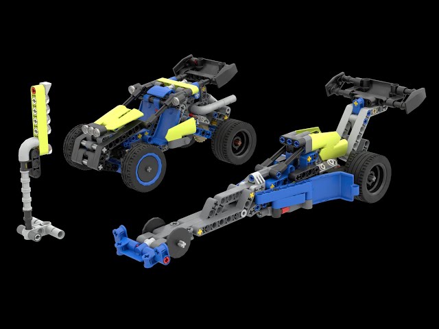 Dragster - A Lego Technic 42164 Alt-build by Studio Kostq - YouTube
