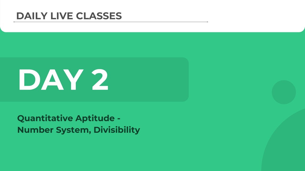 tcs-ninja-webinar-day-2-aptitude-number-system-divisibility-youtube