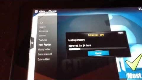 XBMC on CM9 HP Touchpad