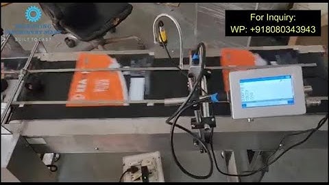 AUTOMATIC FRICTION FEEDER WITH INKJET PRINTER FOR POUCHES