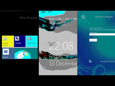 Windows 8 Build 7899 in 256 Colors