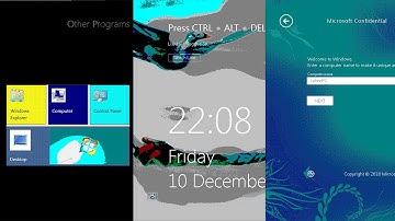 Windows 8 Build 7899 in 256 Colors