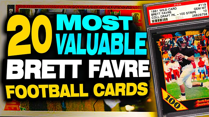 20 Most Valuable Brett Favre Football Cards & Rookie Cards