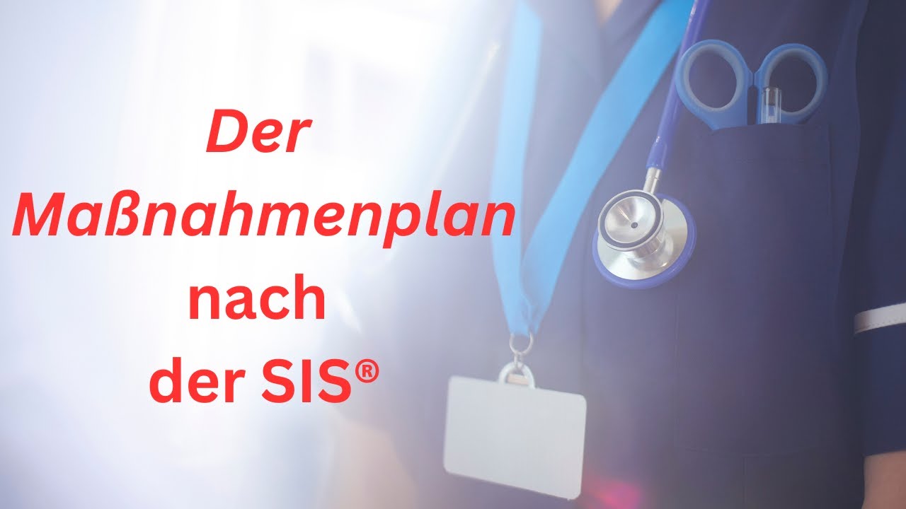 Update Der Maßnahmenplan der SIS - Tutorial - #Pflege
