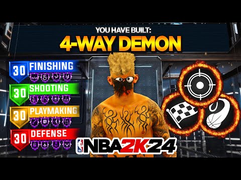 94 DRIVING DUNK + 94 3 PT + 92 BALL HANDLE BUILD IS THE BEST GUARD BUILD EVER in NBA 2K24