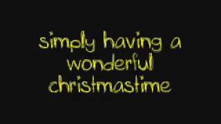 Wonderful Christmastime - Paul McCartney  • Lyrics • chords