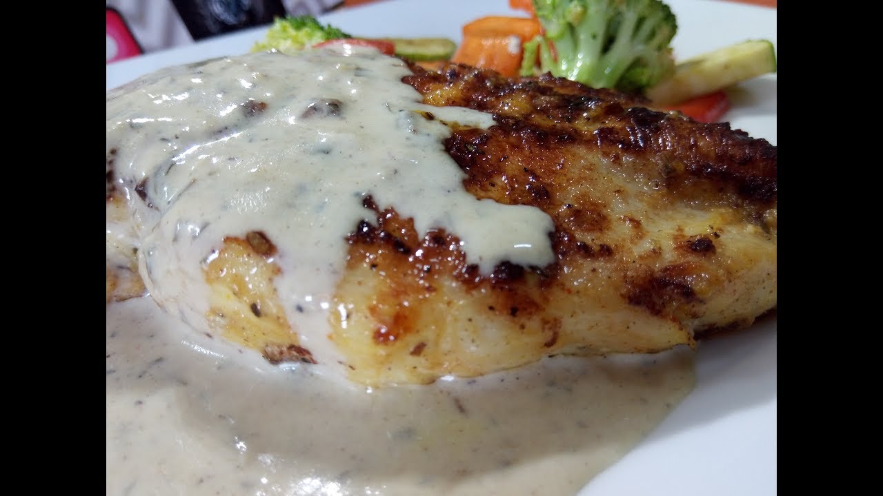 Chicken Steak with Tarragon Sauce YouTube