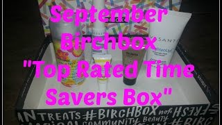 September Birchbox 2016  ~Top Rated Time Savers Box ~ by Haloskeeper1 32 views 7 years ago 1 minute, 5 seconds