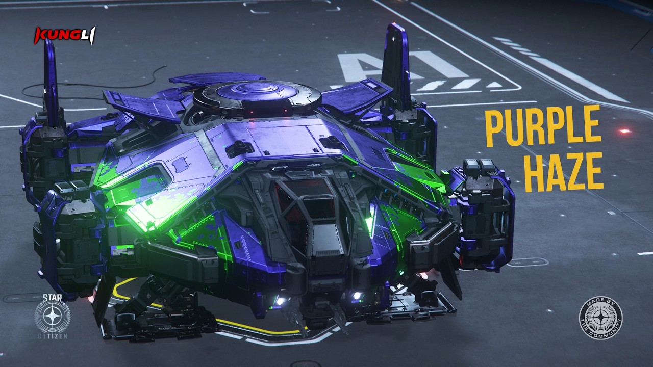 Anvil Terrapin Purple Haze Paint - YouTube