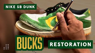 20 Year Old Nike Dunk Bucks Full Restoration