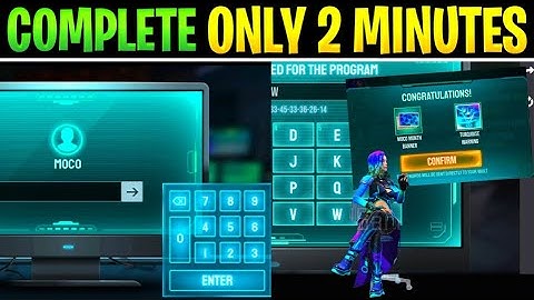 THE PUZZLE FF | THE MOCO PUZZLE EVENT FREE FIRE | AUTHORIZATION NEEDED FOR THE PROGRAM FREE FIRE |