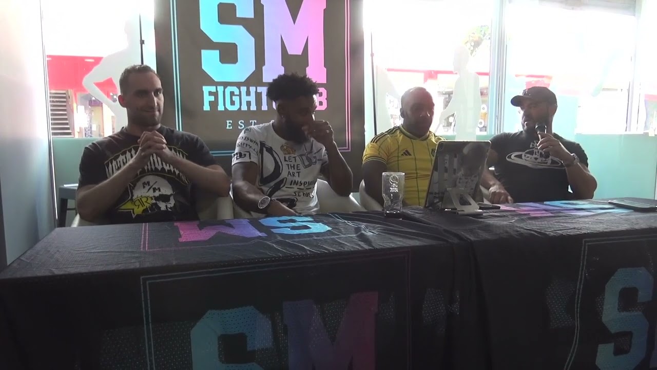 SM Fightclub Press Conference Craig Leadbeater Vs Mateo Malecki