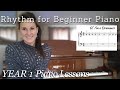 Lesson 3 rhythm  free beginner piano lessons  year 1 lesson 13