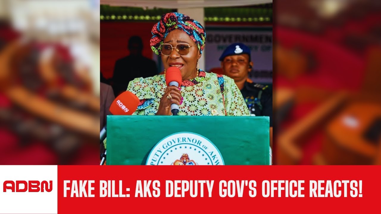 Akwa Ibom Deputy Governor's Office Clarifies "Fake Bill" Rumors | Niger Delta Today