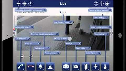 MOBOTIX IPAD APP Instructional Video