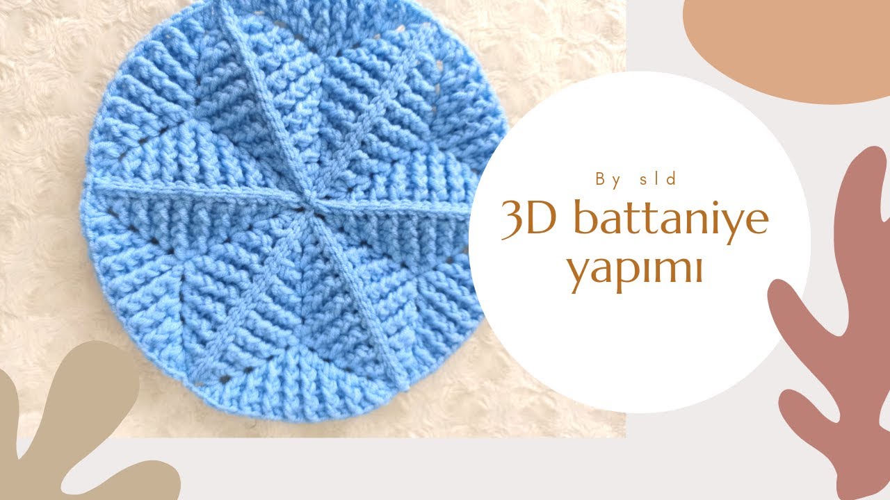 3D Battaniye nasıl yapılır?- Afgan battaniyesi nasıl yapılır?