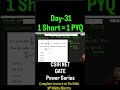 🎉 1 Short = 1 PYQ Series 🎉 CSIR NET and GATE | M²=Maths Mantra