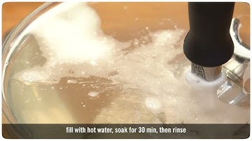 Linea Classic_ Tutorial on the portafilter, filter and shower screen cleaning