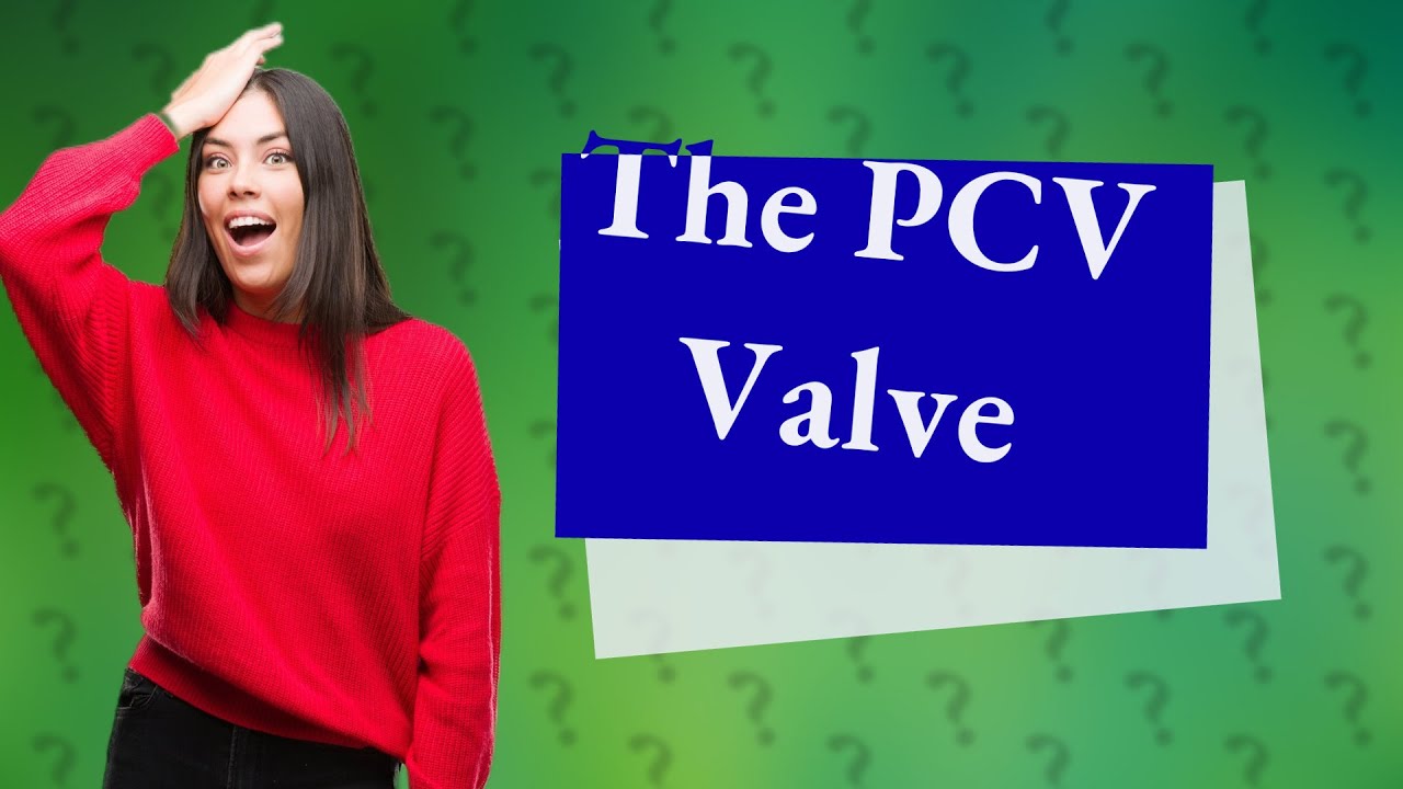 Can a PCV valve cause a vacuum leak? YouTube