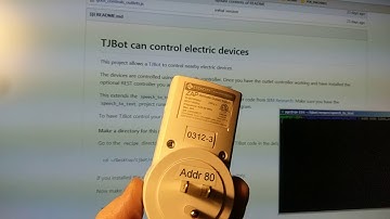 TJBot can control electrical devices
