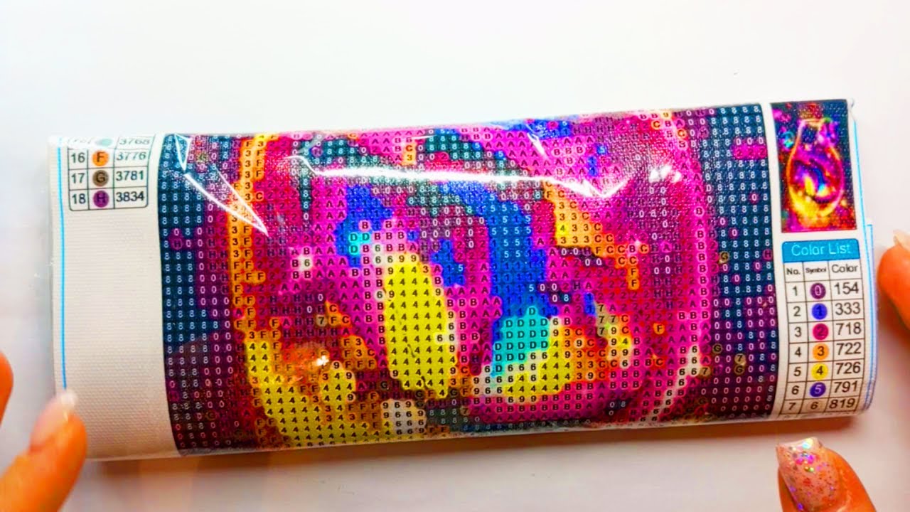 Diamond painting unboxing | Magic lamp with butterflies