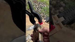 D.I.Y. Oyster Knife from an Old Saw Blade #makeityourself #saltlife #seafoodlover #diyshorts