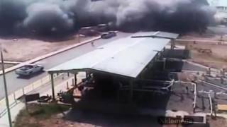 Mega Explosion in oil refinery