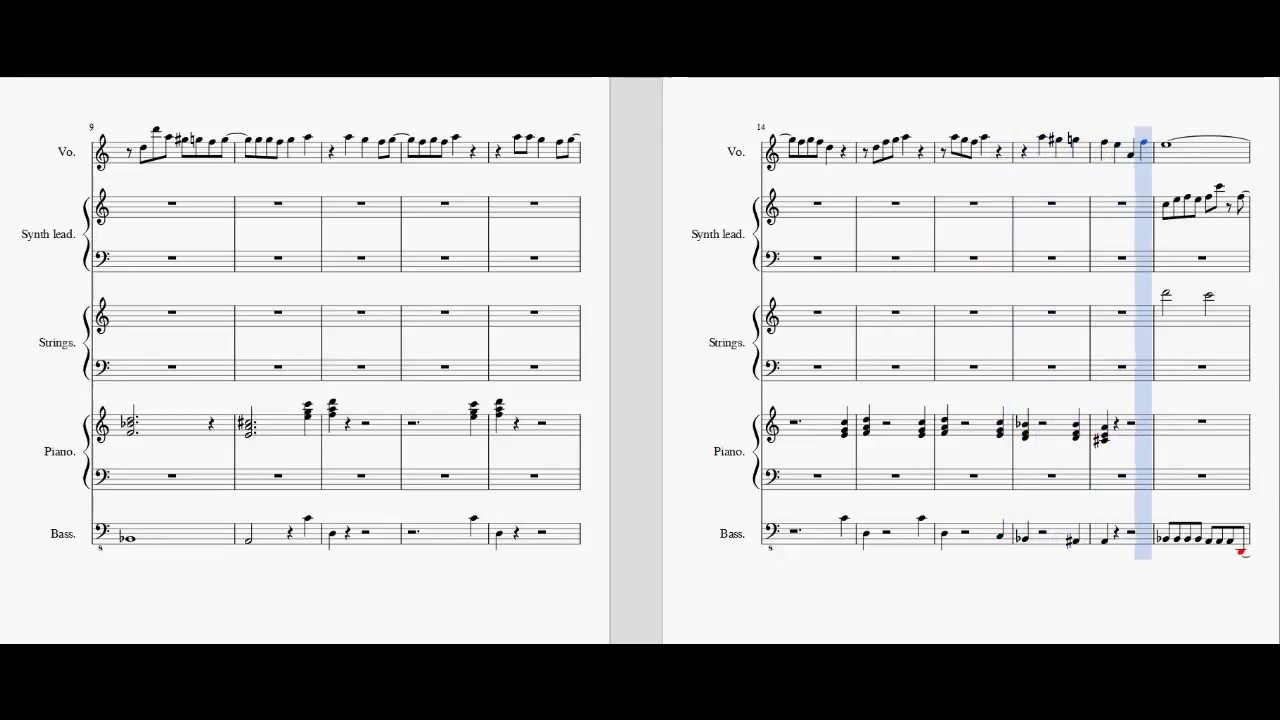 バンドリ R Roselia キーボード楽譜 Chords Chordify