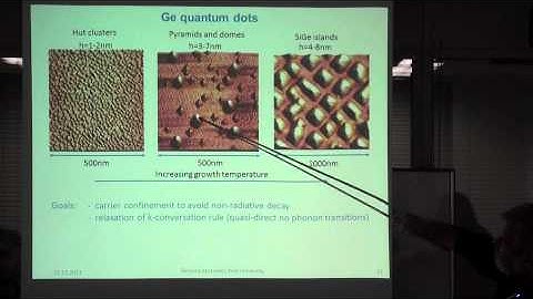 Si/Ge based nanostructures and arsenide based nanowires on Si