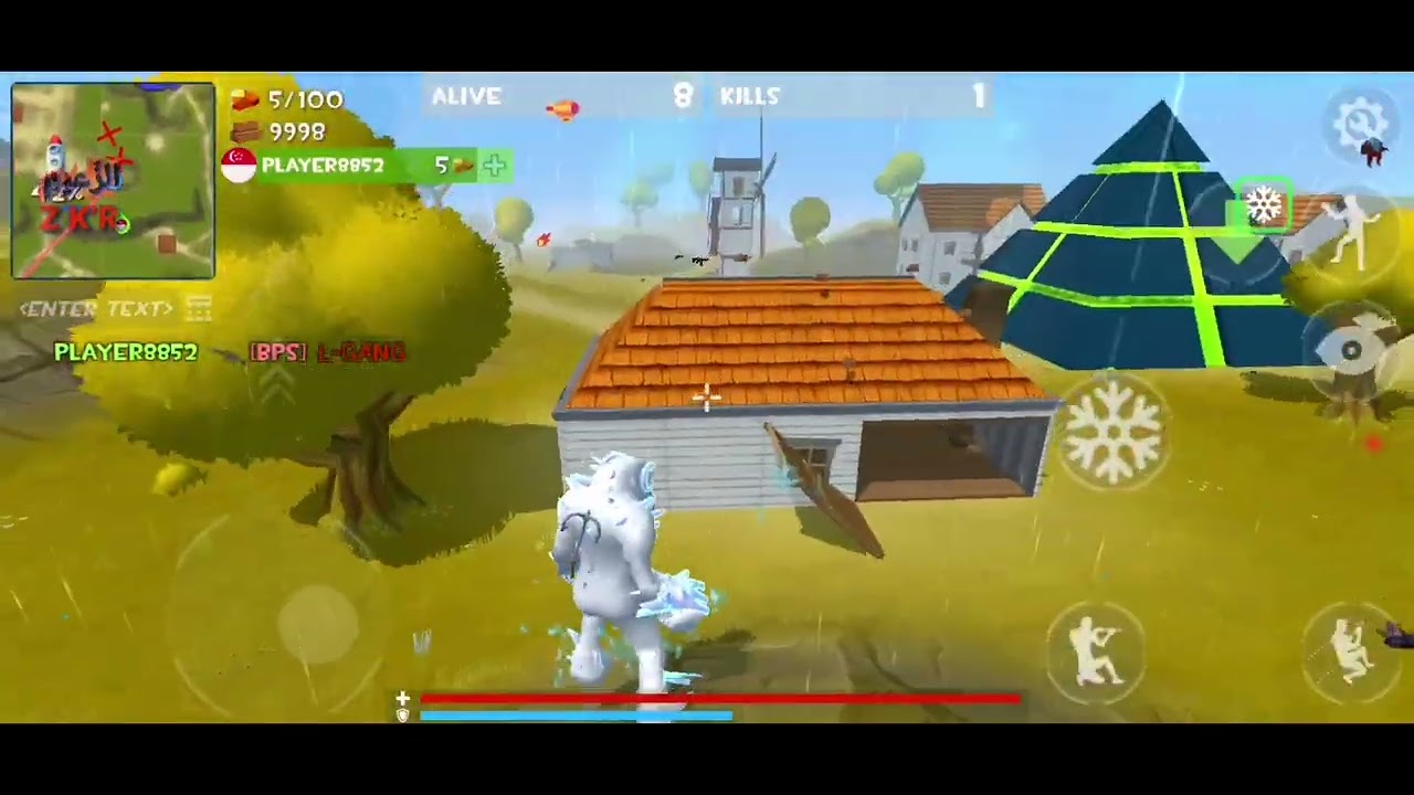 no way!!! multi monsters in one battle of Rocket Royale by DZ funny