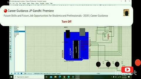 Automatic street light controller #using Arduino in proteus