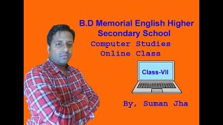 Class VII,Computer Studies,Chapter 1,Part 2