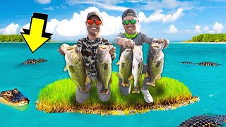 Fishing FLOATING ISLANDS for BIG BASS! ( GATOR INFESTED )