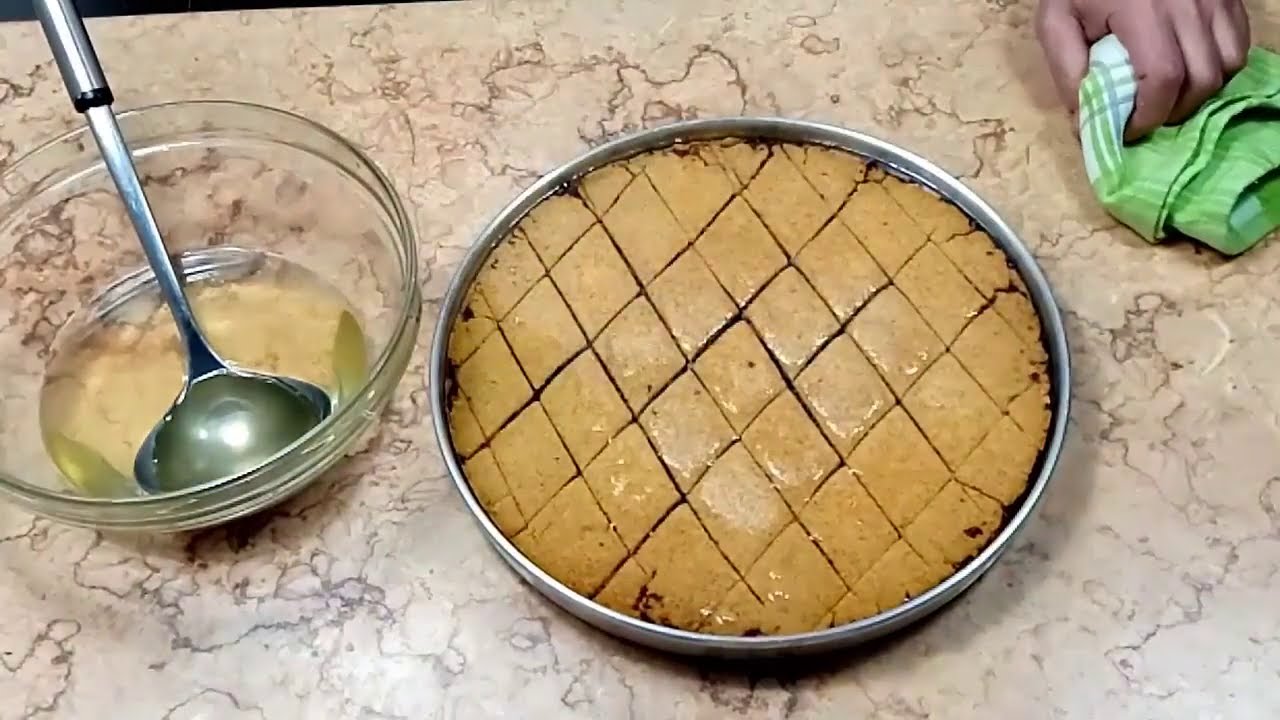 طريقه عمل الحجازيه بالشربات خطوه بخطوه مع الشيف شكري