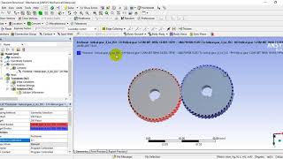 analysis on helical gear in transient structural analysis