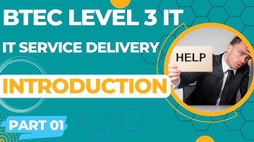 BTEC Level 3 IT - Unit 14 - IT Service Delivery - Part 01 - UNIT 14 INTRODUCTION