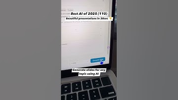 Unbelievable AI presentation maker