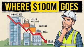 How Construction Companies Actually Make Money (The $100M Business Explained)#Construction #Business