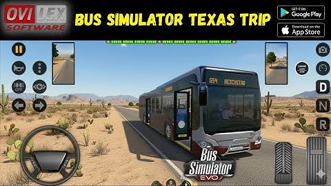 Bus Simulator Texas Trip 🚍 | Realistic Desert Driving Experience | Bus Simulator Evo Gameplay 2025