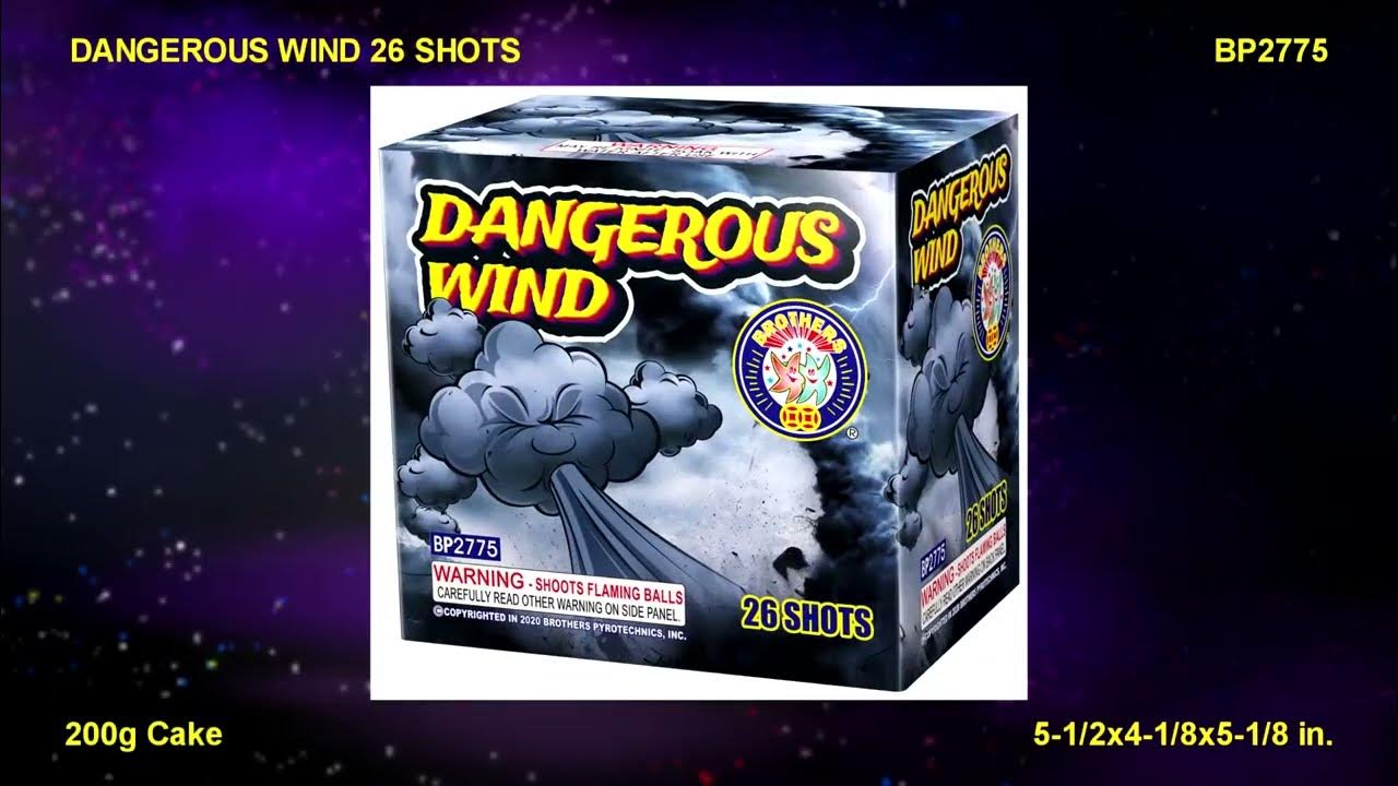 Dangerous Wind 26 shots Brothers Pyrotechnics YouTube