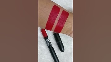 Affordable Dupe for MAC Ruby Woo lipstick. #trending#viral#dupes#mac
