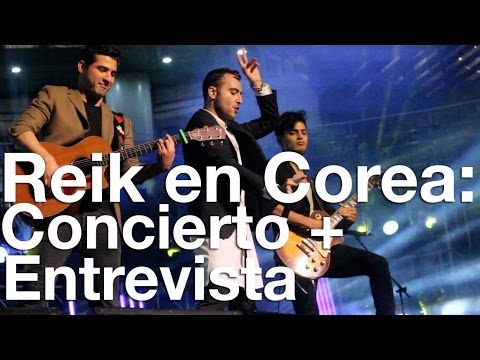 Reik en Corea: Reik + MBLAQ + Entrevista con Reik