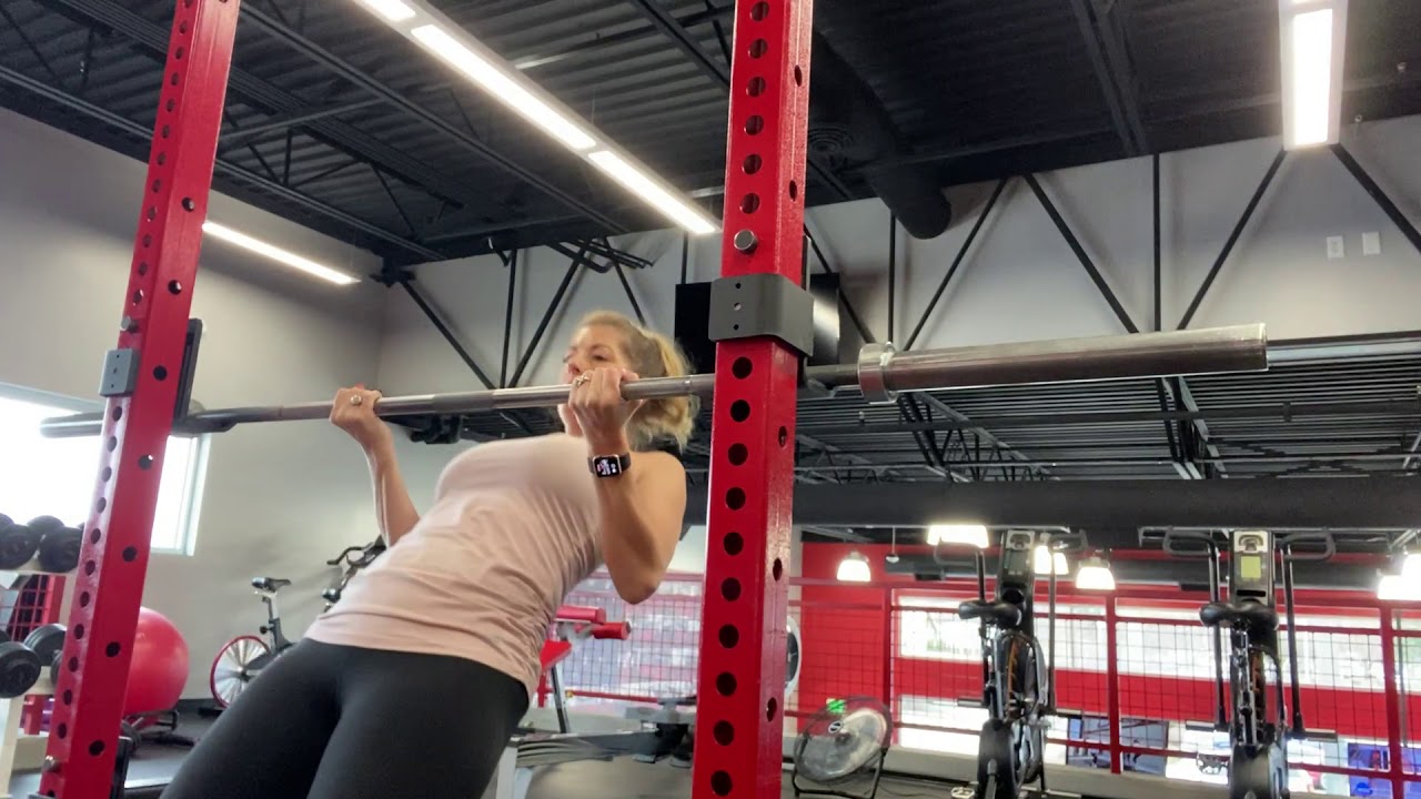 Barbell Inverse Row - YouTube