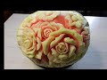 карвинг арбуз вырезание watermelon carving  1 часть