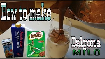 DALGONA MILO without ovalette ( trending korean recipe )